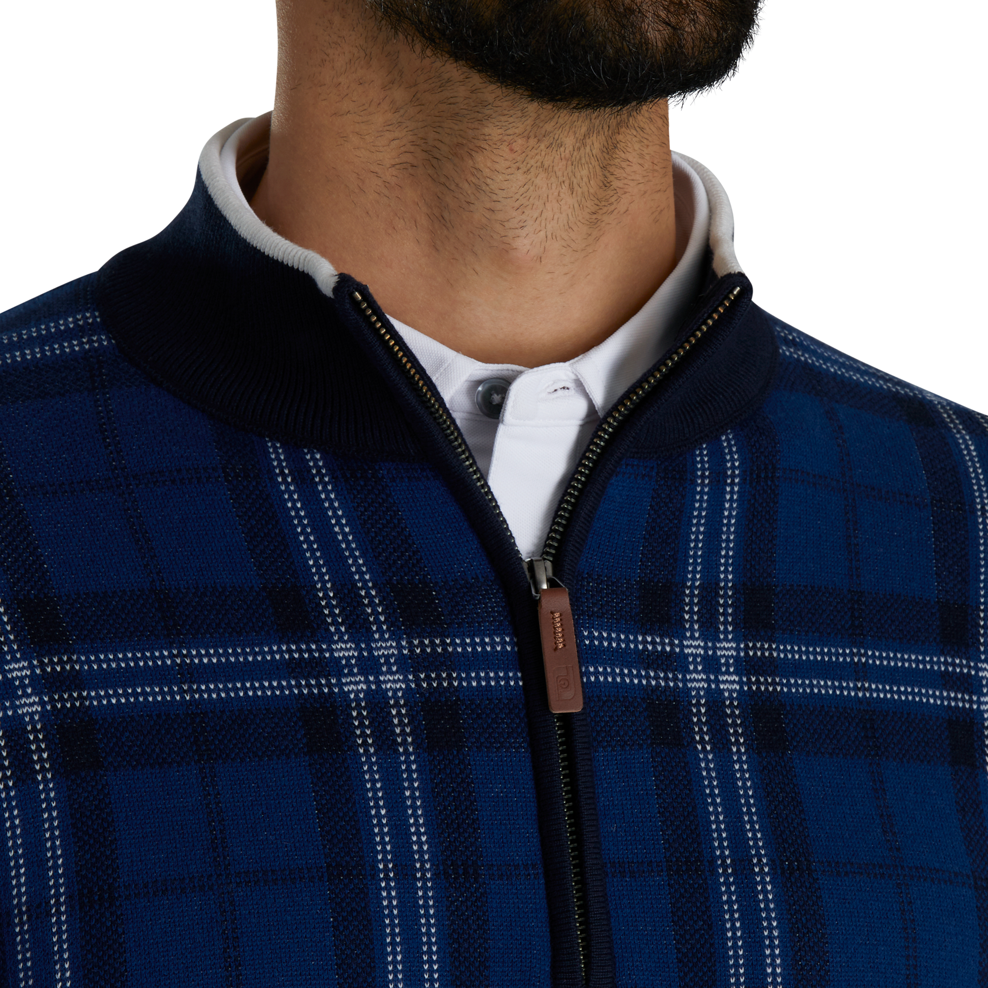 Todd Snyder Quarter Zip Plaid Sweater