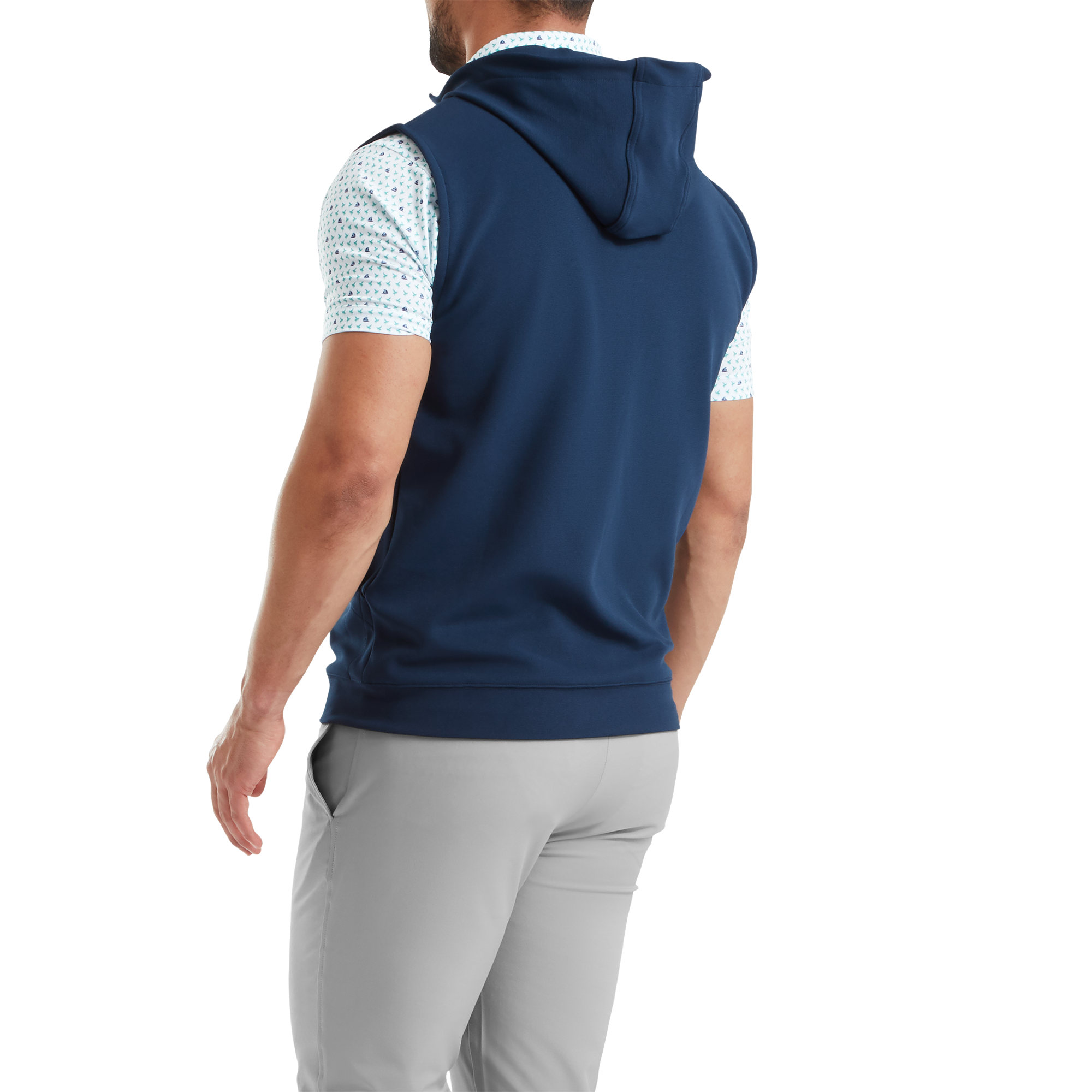 Full-Zip Hoodie Vest