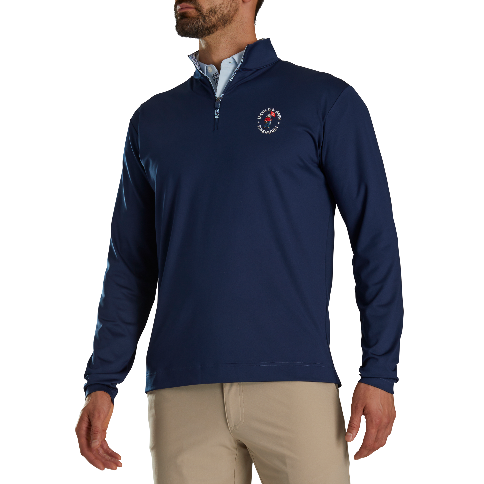 2024 U.S. Open Solid Quarter-Zip Mid-Layer