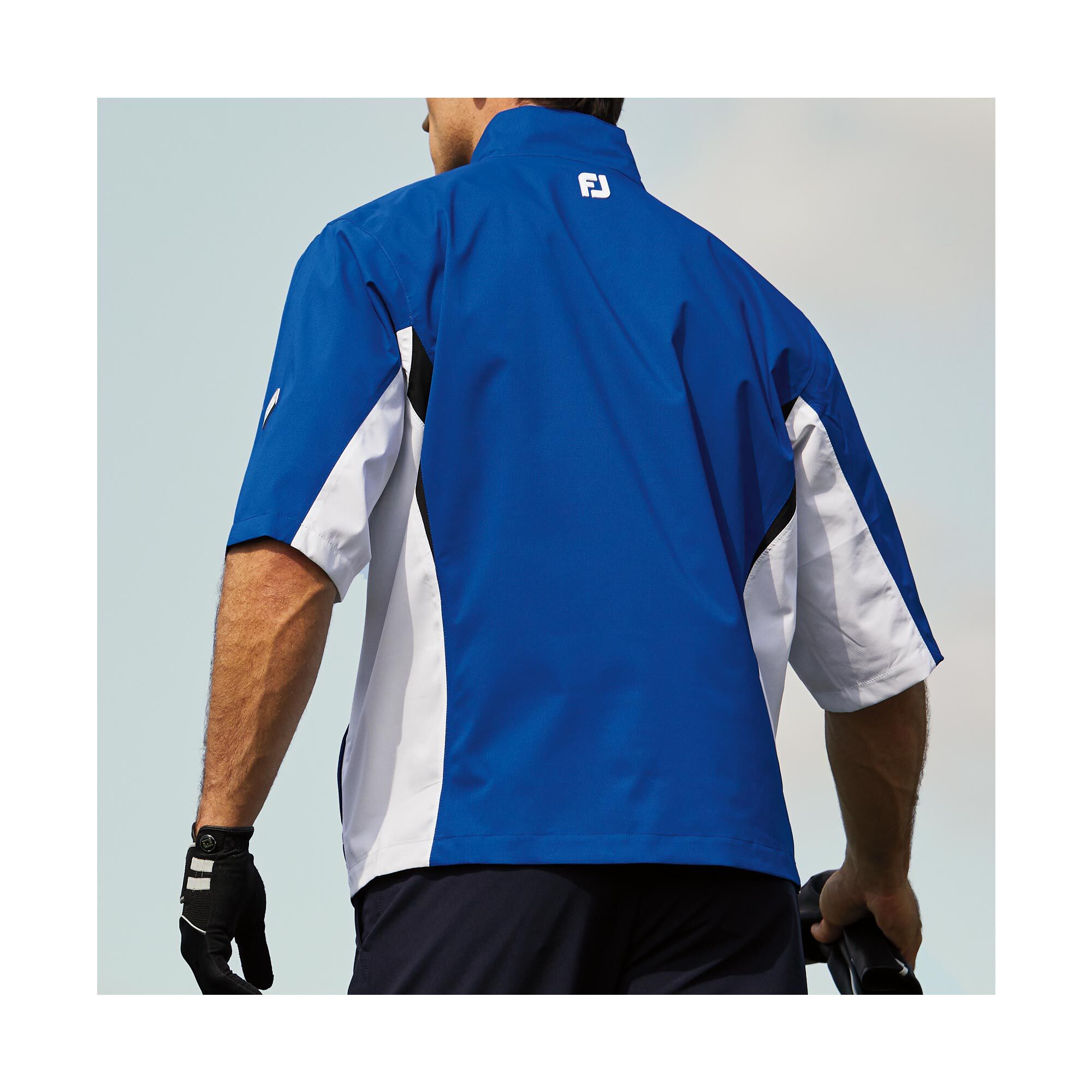 Footjoy short sleeve hot sale waterproof jacket